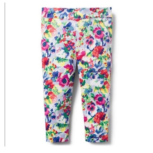 Janie and Jack Other - Janie And Jack Girls Floral Print Pants